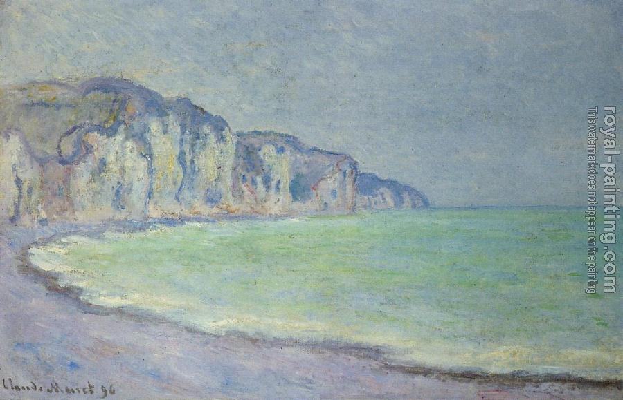 Claude Oscar Monet : Cliff at Pourville II